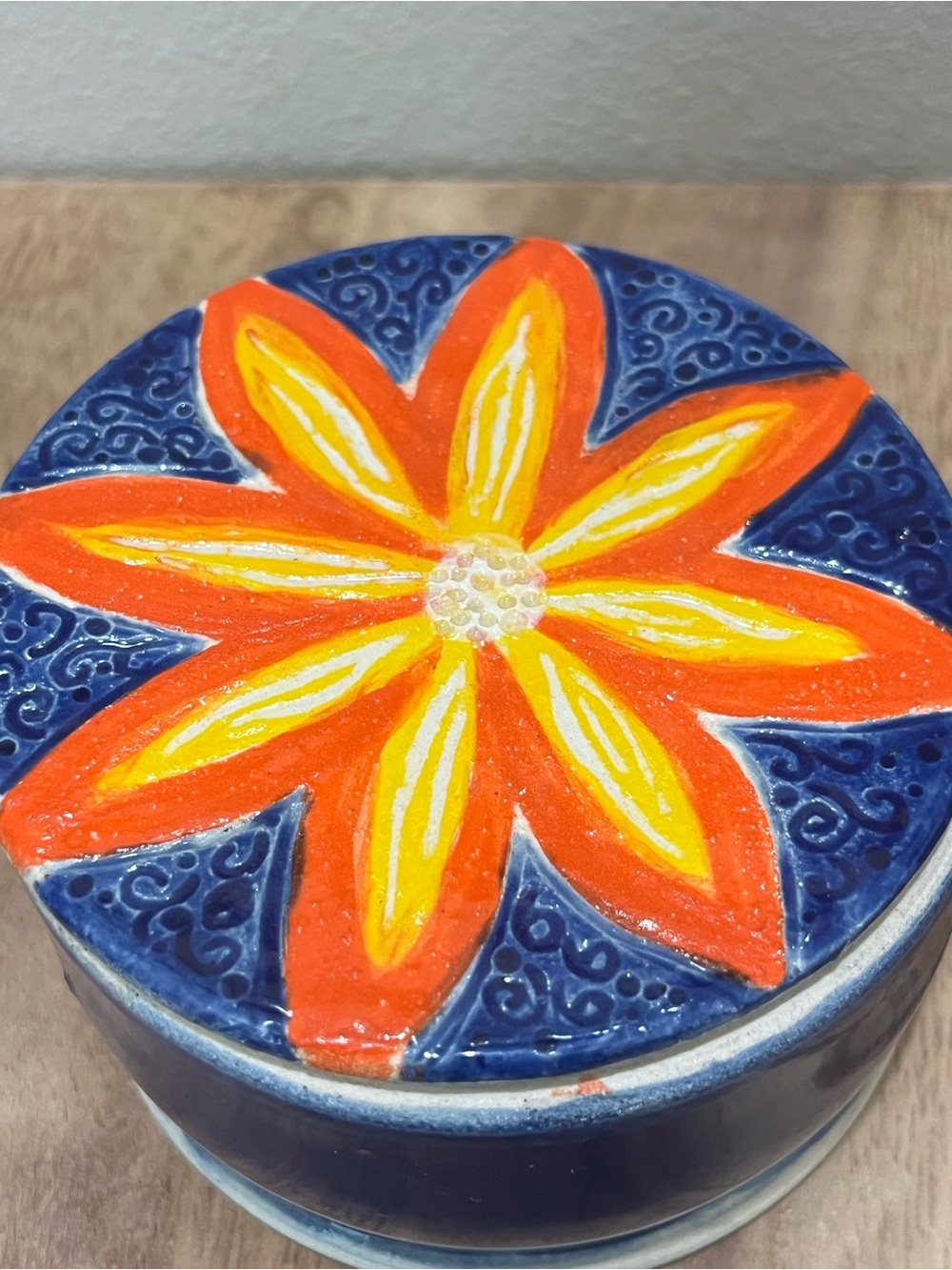 Jubilee Pottery French Butter Keeper Ceramic Dish Stoneware Jar Crock Decor Art - Picture 3 of 8